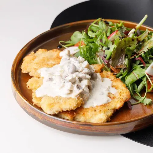 Schnitzel din fileu de pui 